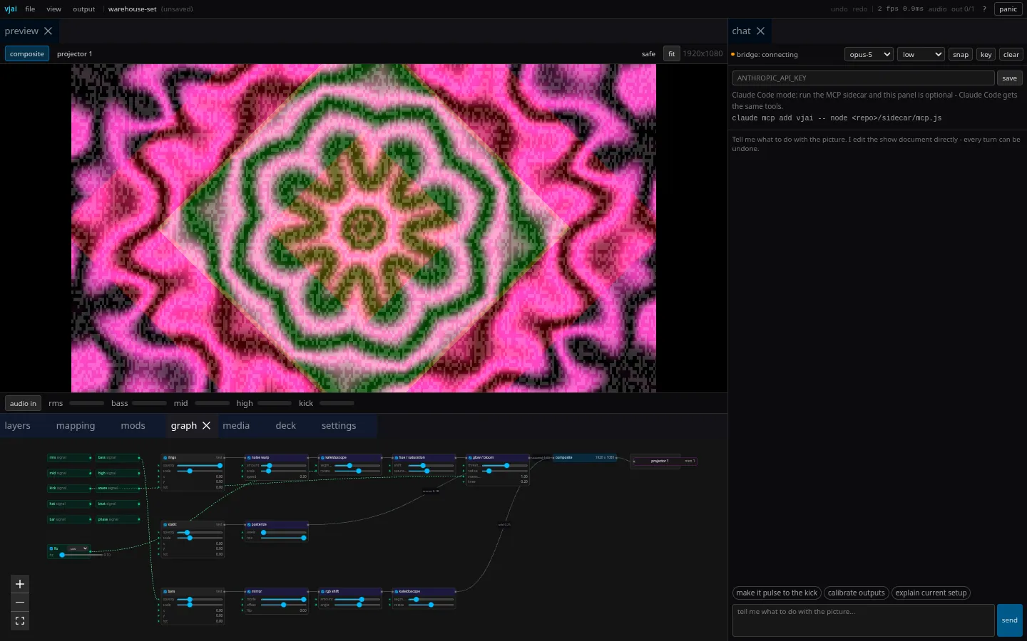 vjai: the show as a node graph